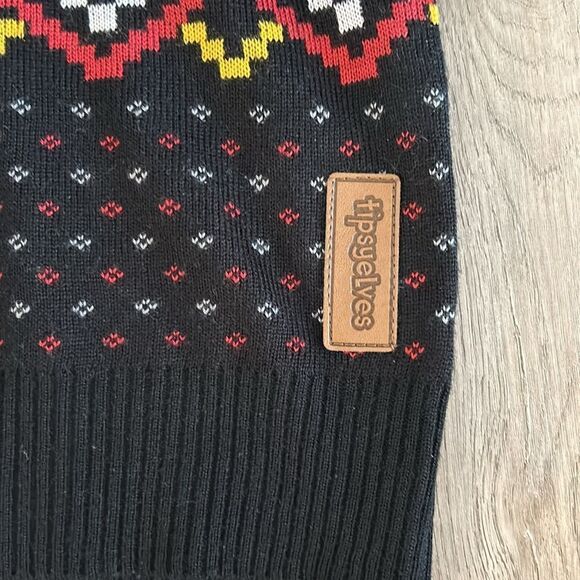 TIPSY ELVES REINDEER BEER UGLY CHRISTMAS SWEATER HOLIDAYS MENS SIZE LARGE - Picture 2 of 4